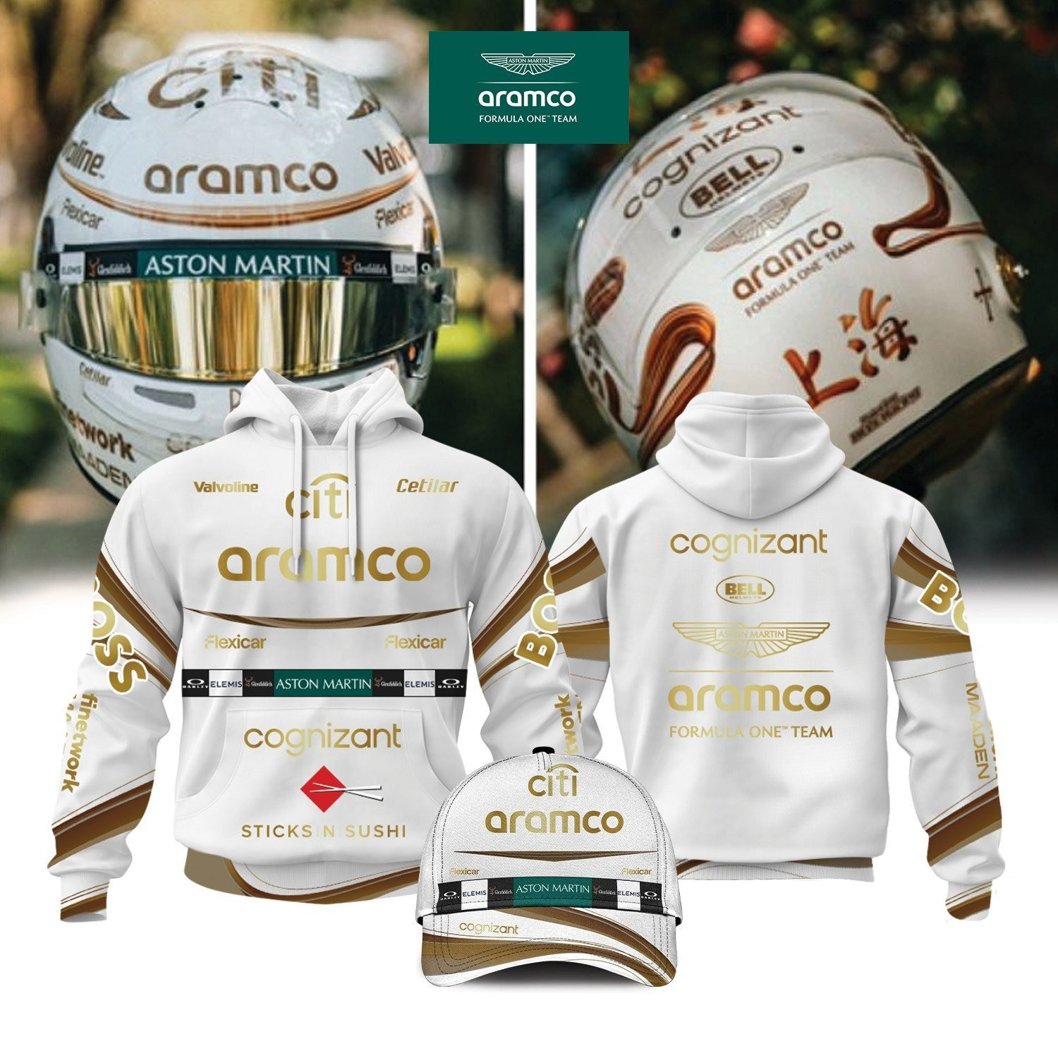 Citi Aramco Formula One Racing Team Hoodie Gifts For Motorcycle Lovers
