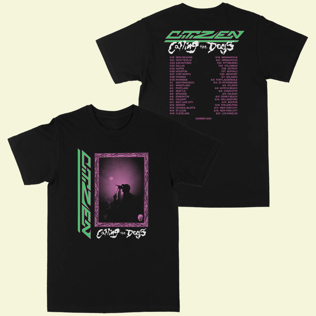 Citizen Band Merch Frame 2024 Tour T-Shirt Citizen Shirt Gifts For Son Rock Lovers