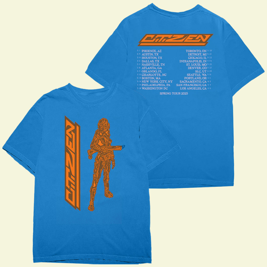 Citizen Band Merch Graphik Tour T-Shirt Citizen Shirt Gifts For Brother Rock Lovers