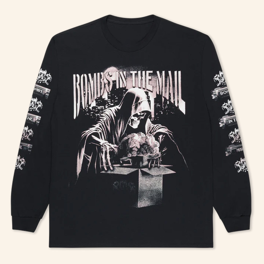 City Morgue Merch Bombs In The Mail Tour Box Long Sleeve Shirt Hip Hop Lover Gifts