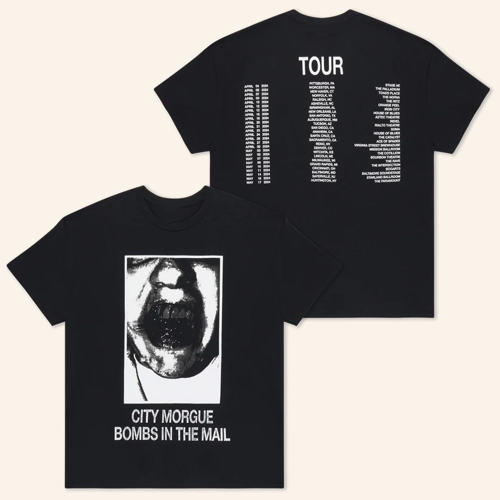 City Morgue Merch Bombs In The Mail Tour Nun T-Shirt Best Gifts For Hip Hop Lovers