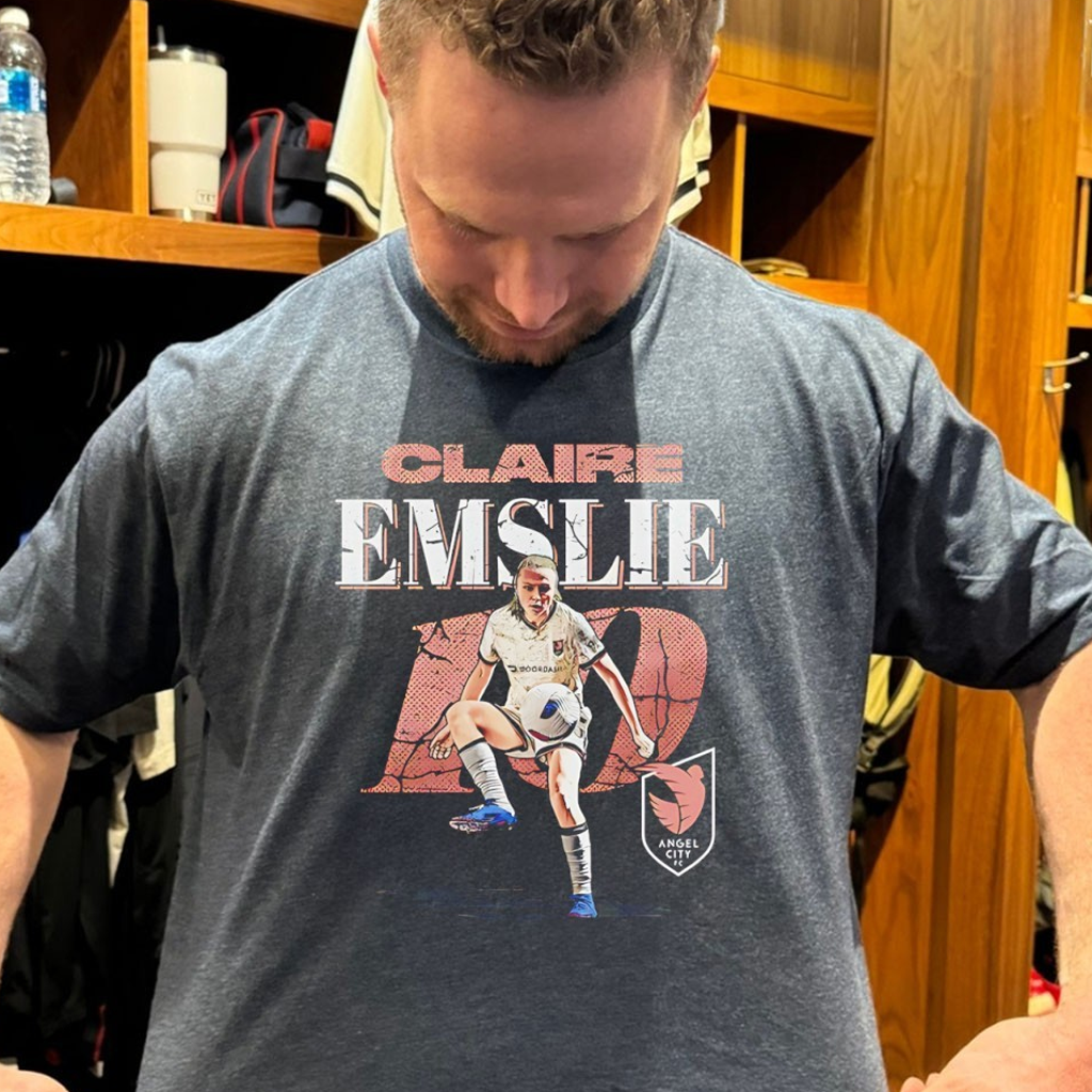 Claire Emslie 10 Angel City FC T-Shirt Claire Emslie Merch Best Gift For A Soccer Fan