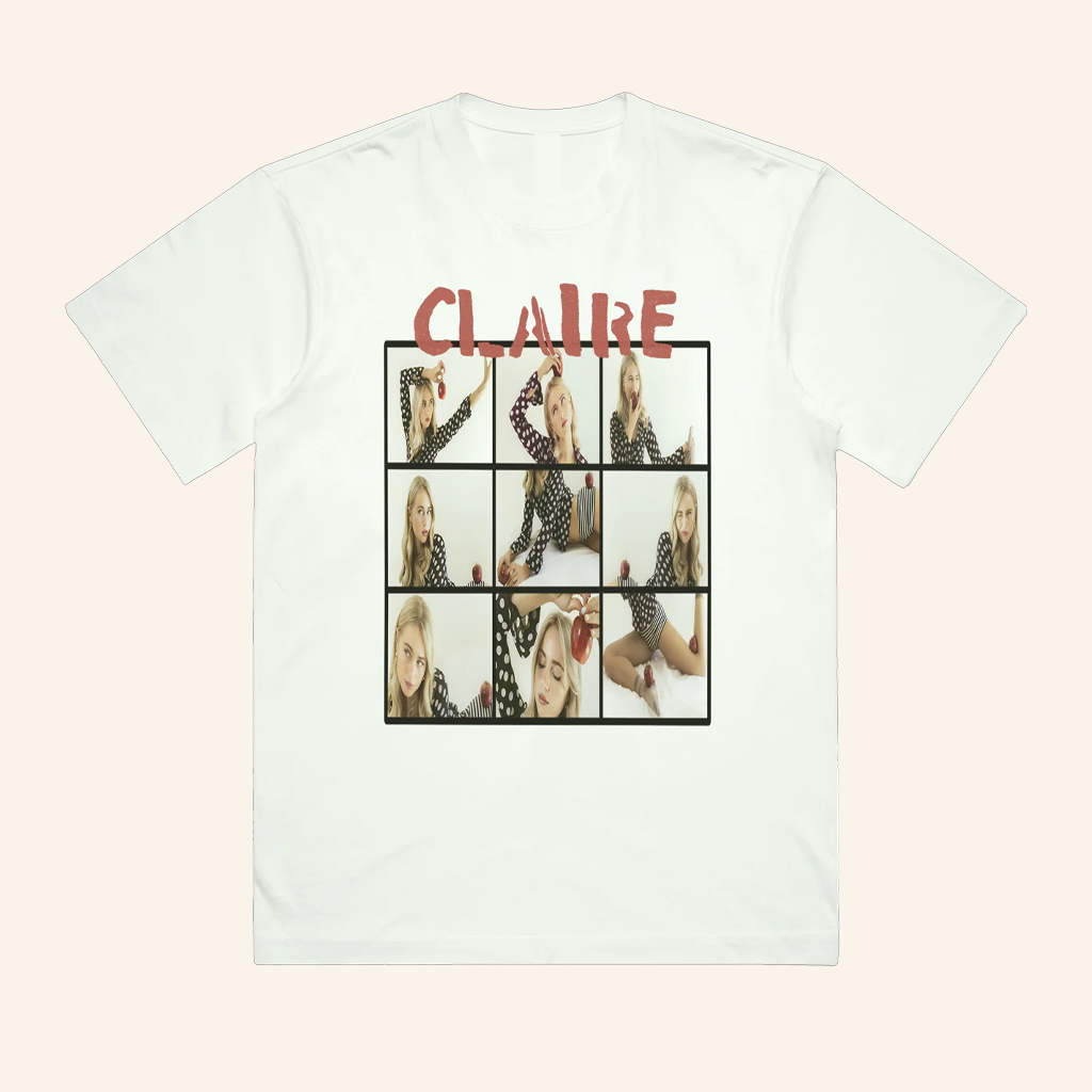 Claire Rosinkranz Merch Photo Grid T-Shirt Cool Gifts For Music Lovers