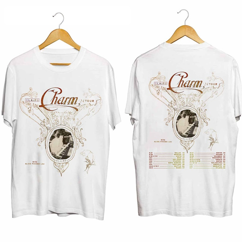 Clairo Charm Tour 2024 Shirt Clairo Merch Unique Gifts For Music Lovers