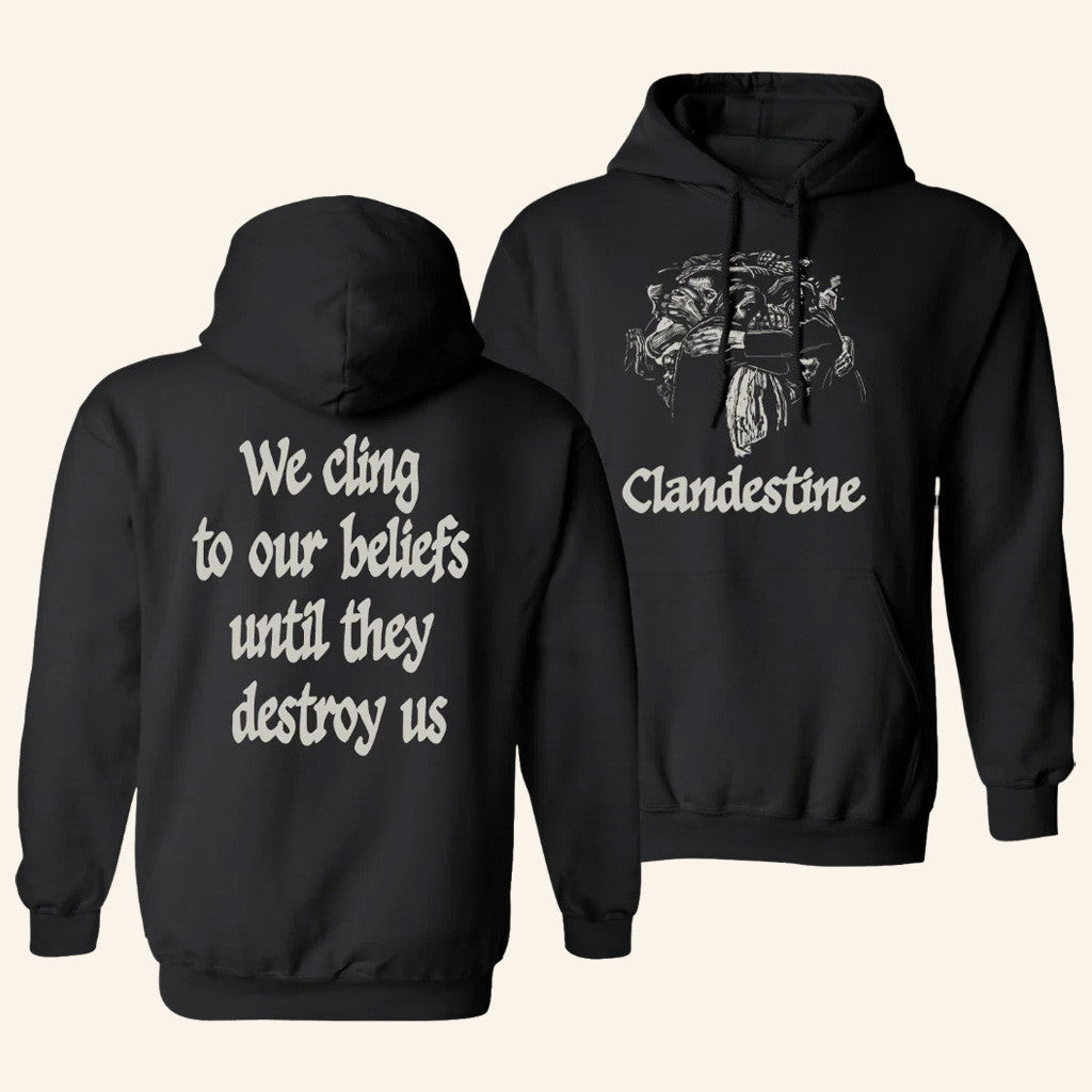 Clandestine Industries Merch Beliefs Hoodie Present For Husband Clandestine Industries Merch Beliefs Hoodie Present For Husband