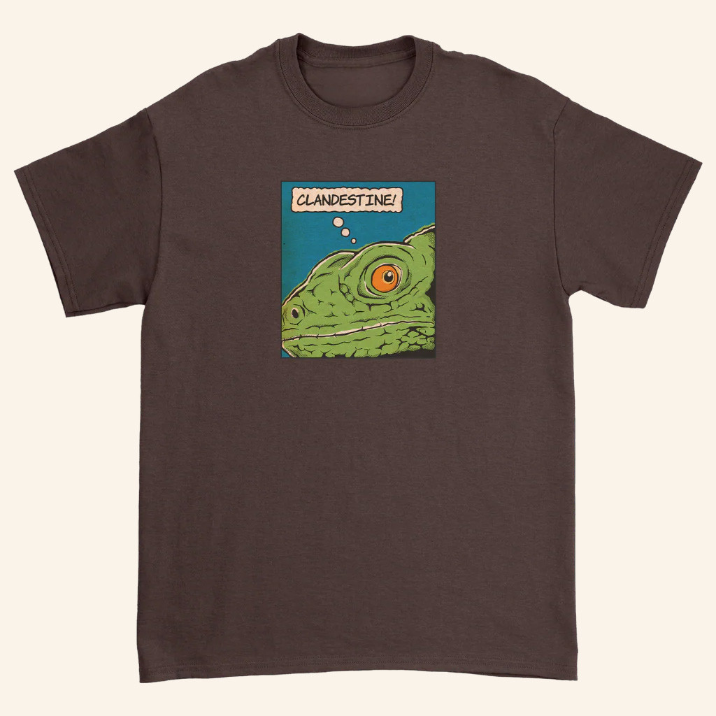 Clandestine Industries Merch Comic Panel T-Shirt Christmas Gifts For Guys