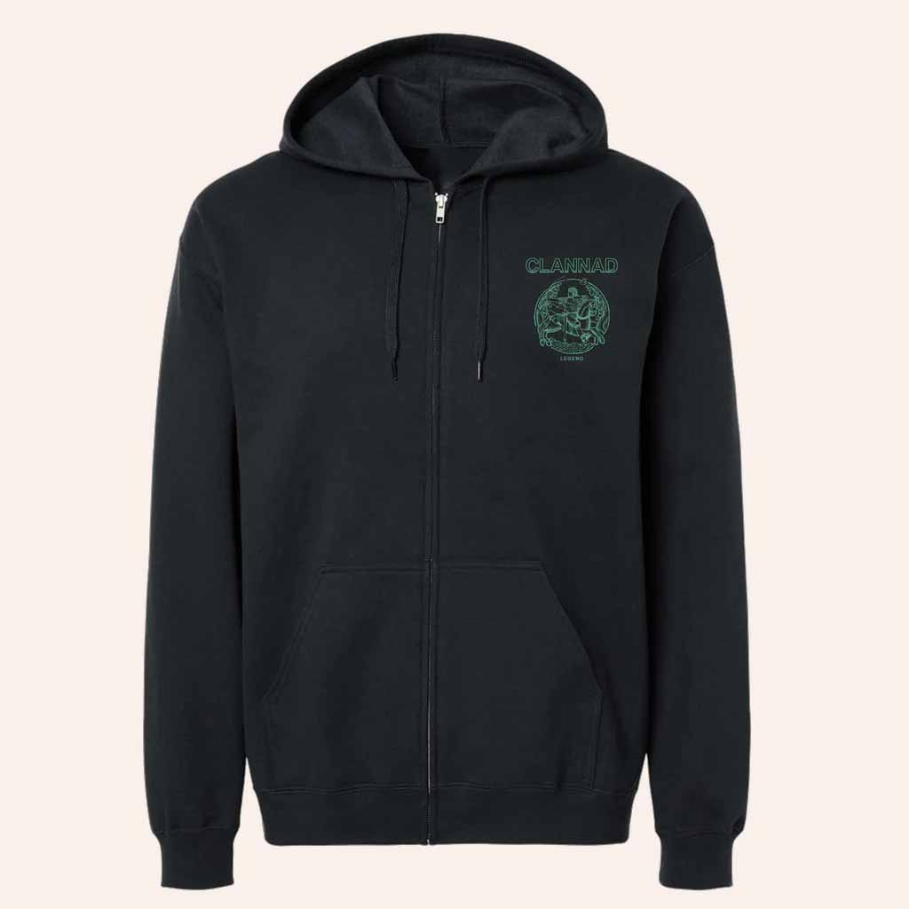 Clannad Merch Legend Black Zip Hoodie Christmas Gift Ideas For Brother