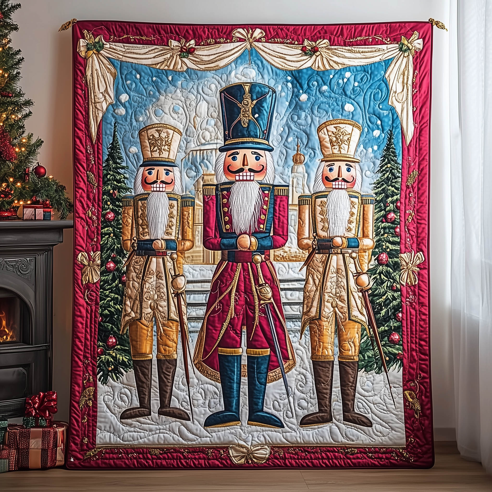 Clara Dreamland Quilted Blanket Cute Christmas Blankets