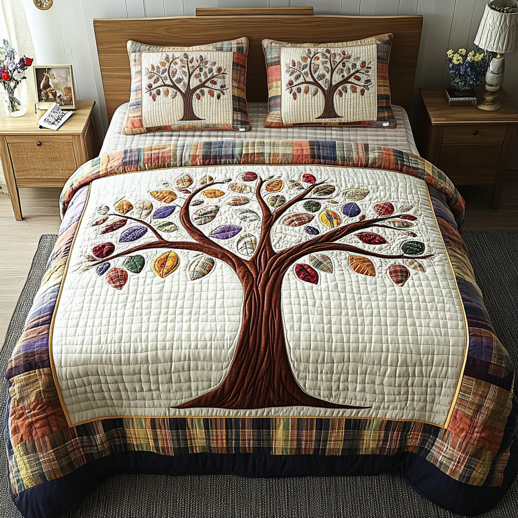 Classic Canopy Quilted Bedding Set Best Comforter Sets Tree Of Life Gifts For Parents