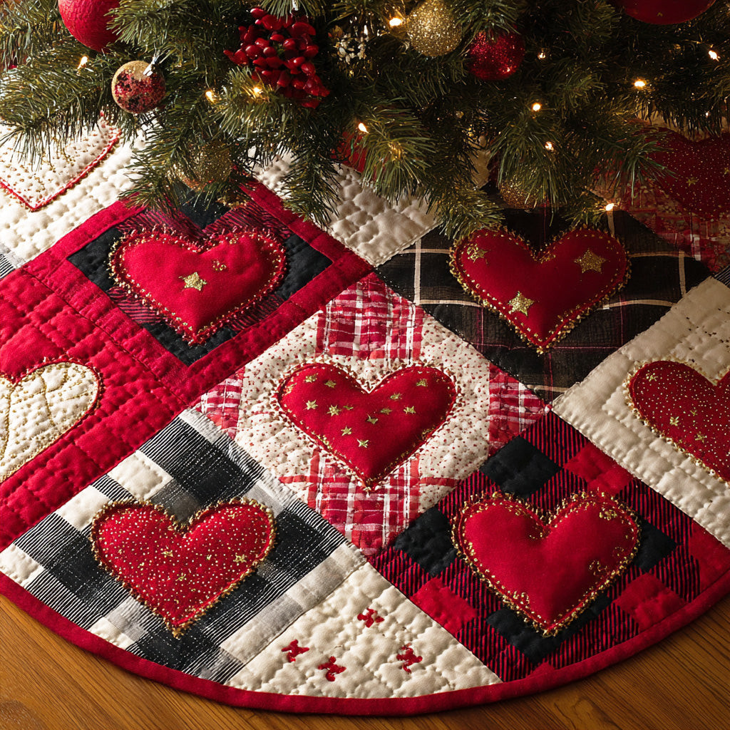 Classic Cheer Christmas Quilted Tree Skirt Christmas Tree Decorations Xmas Present Ideas