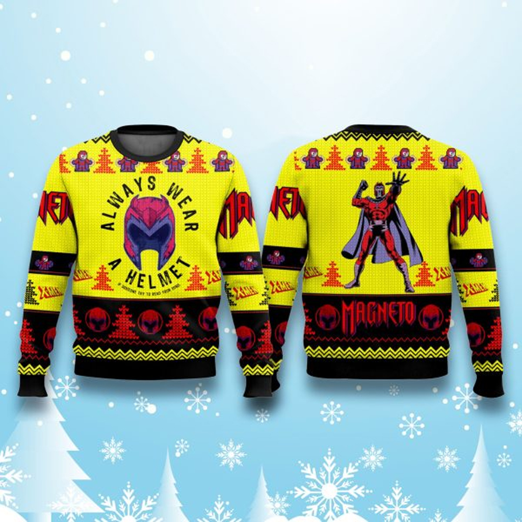 Classic Magneto X Men 97 Ugly Christmas Sweater Christmas Present For Dad
