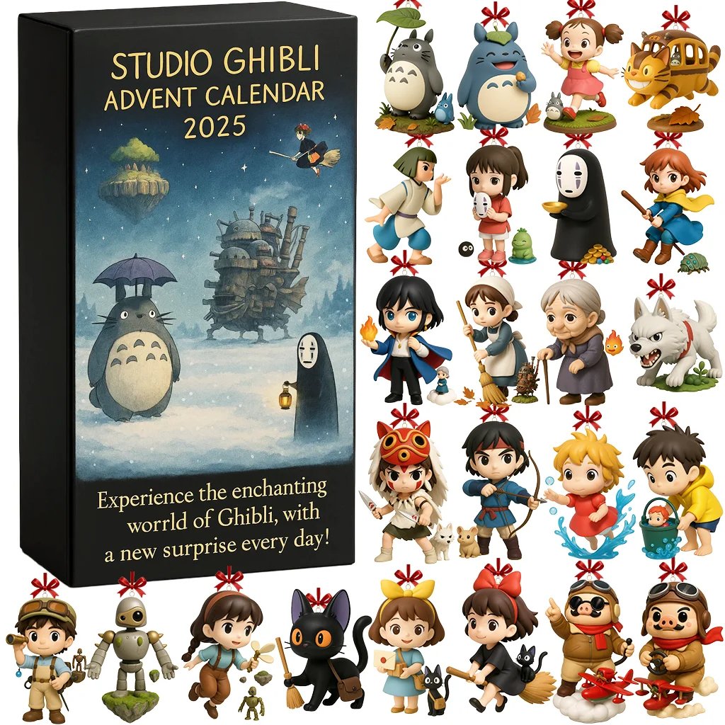 Classic Studio Ghibli Anime Advent Calendar 2025 Christmas Countdown Xmas Gifts For Anime Lover