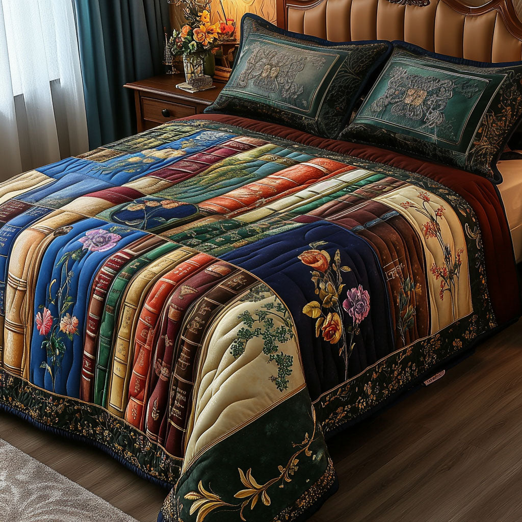Classic Tales Quilted Bedding Set Best Comforter Sets Novelty Book Themed Gifts