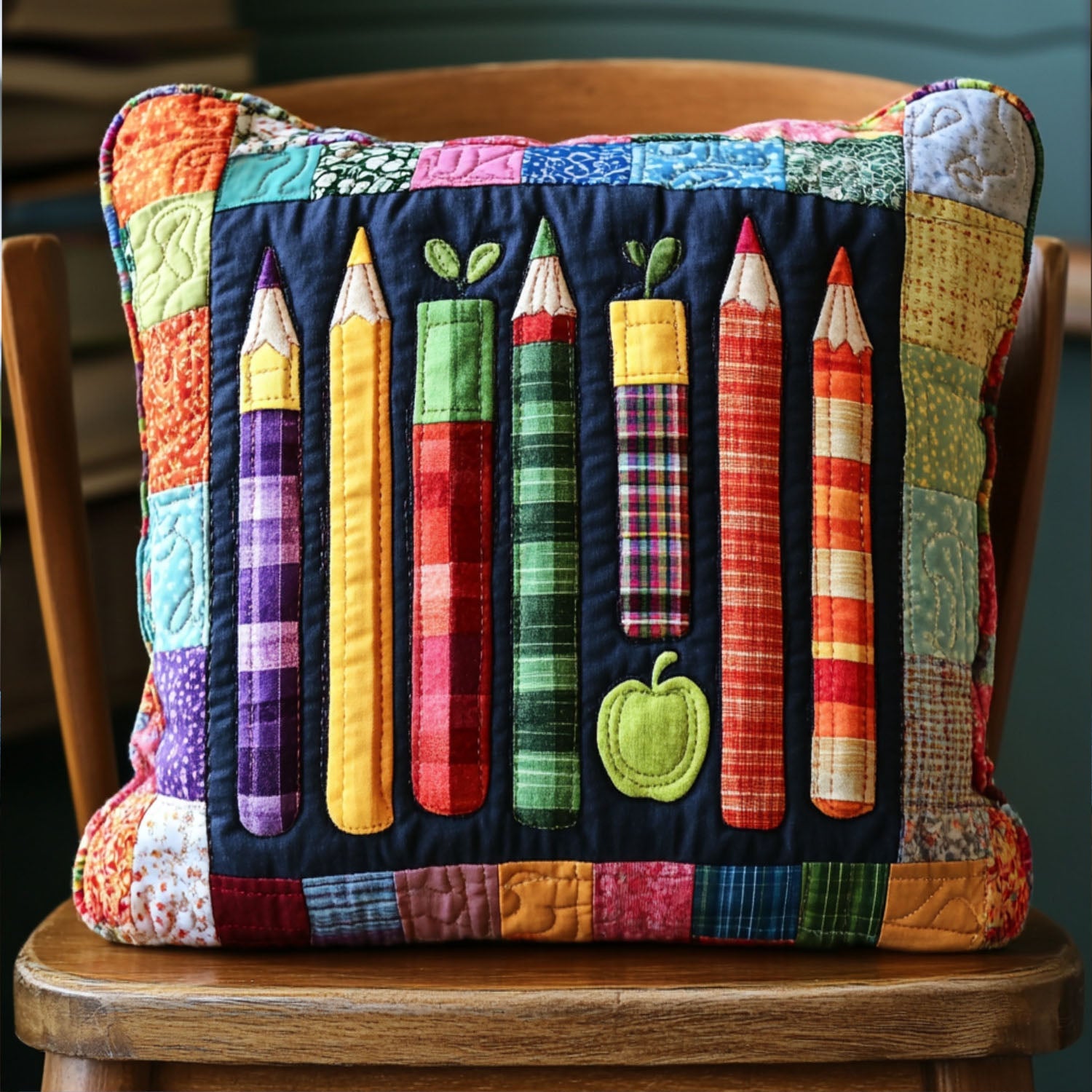 Classroom Creations Quilted Pillow Case Decorative Pillow Covers Back To School Gifts For Kids