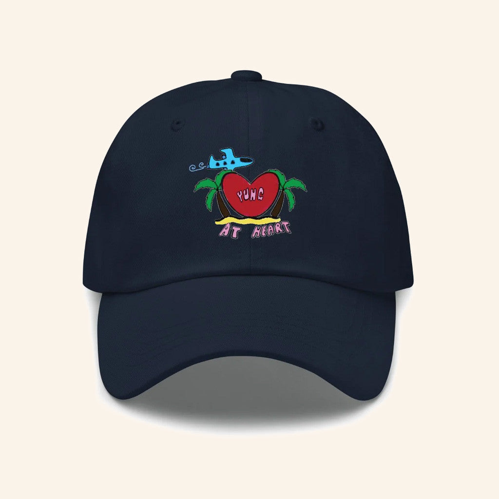 Claudette The Brand Merch Yung At Heart Baseball Cap Gifts For Dad Claudette The Brand Merch Yung At Heart Baseball Cap Gifts For Dad