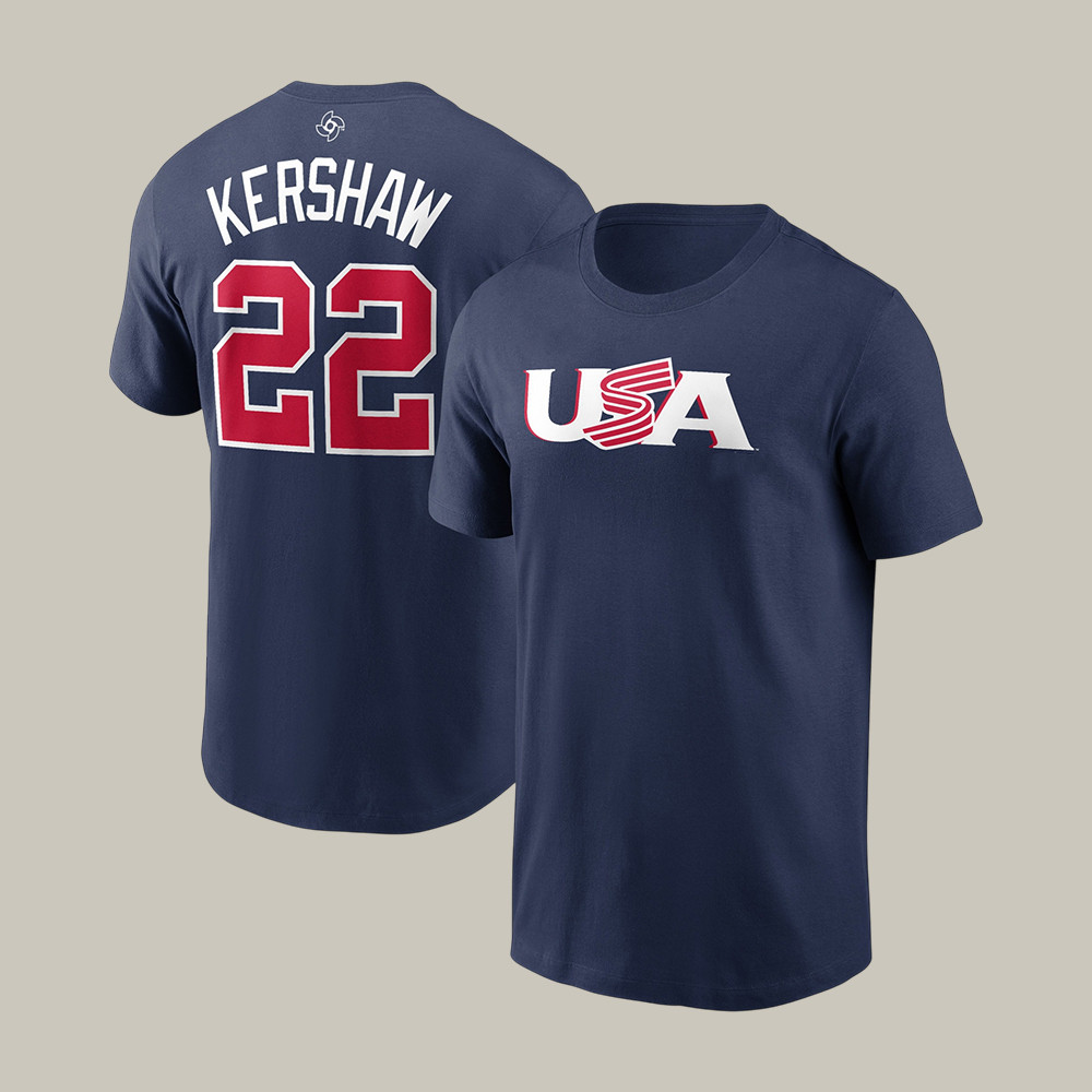 Clayton Kershaw USA World Baseball Classic T-Shirt Game Day Shirt 2026 WBC Lover Gift