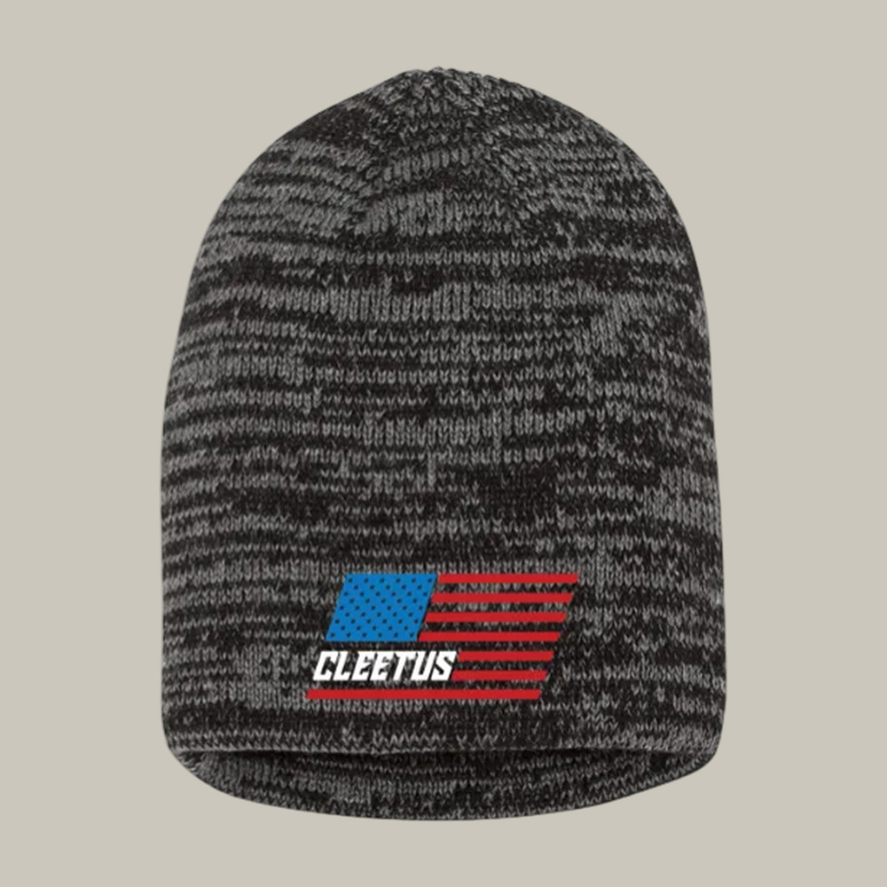 Cleetus Beanies American Flag Graphic Cleetus McFarland Merch Present For Supporter