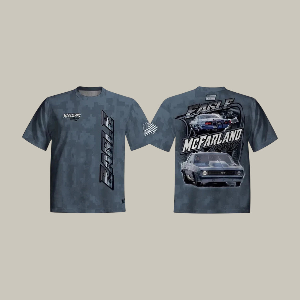 Cleetus Eagle Camaro Jersey Cleetus McFarland Clothes Present For Racer Car Lover
