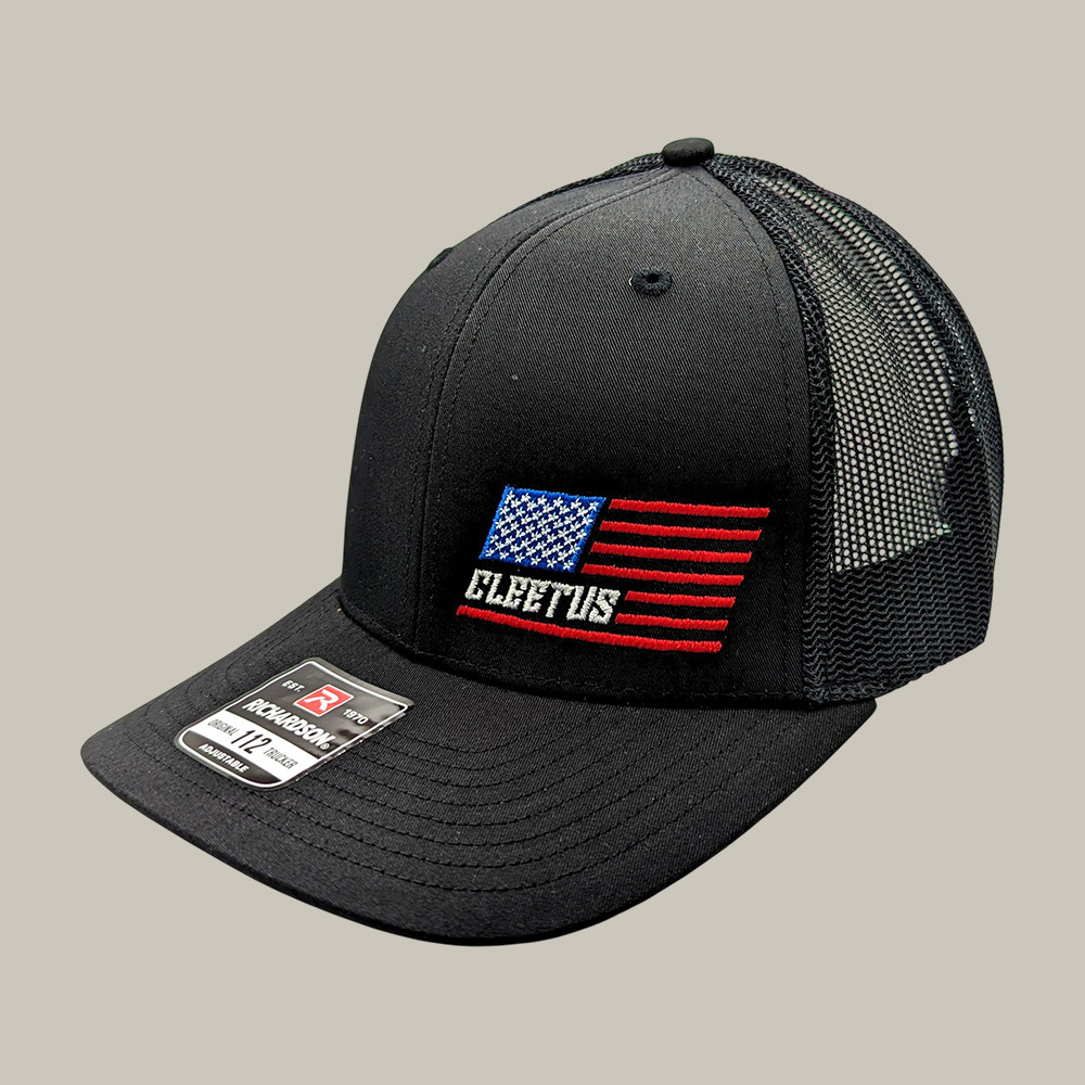 Cleetus Flag Richardson SnapBack Hat American Flag Art Cleetus McFarland Cap Best Fan Gift