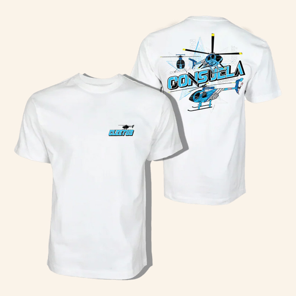 Cleetus McFarland Merch Cleetus Consuela Helicopter Shirt Christmas Gift Ideas For Dad