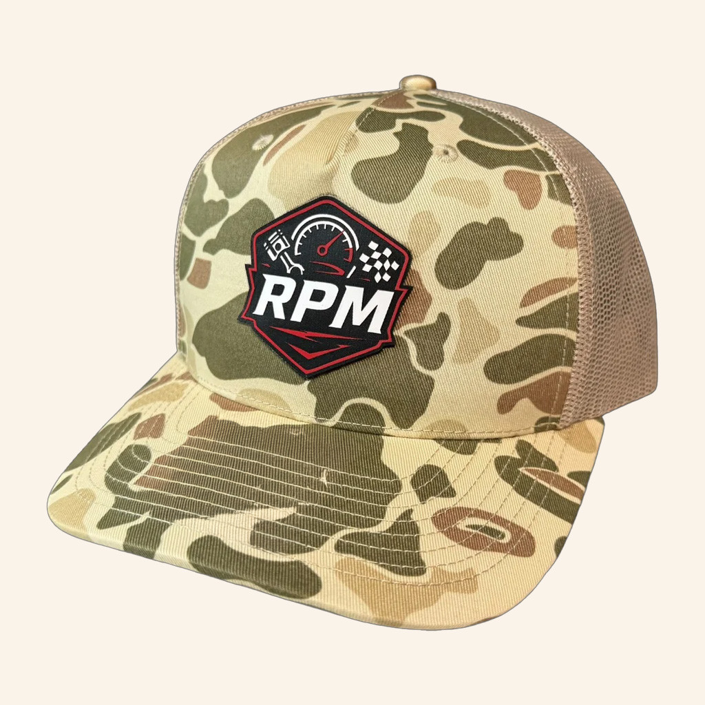 Cleetus McFarland Merch Dr Parker's RPM Duck Camo Trucker Hat Embroidered Gifts For Dad Cleetus McFarland Merch Dr Parker's RPM Duck Camo Trucker Hat Embroidered Gifts For Dad