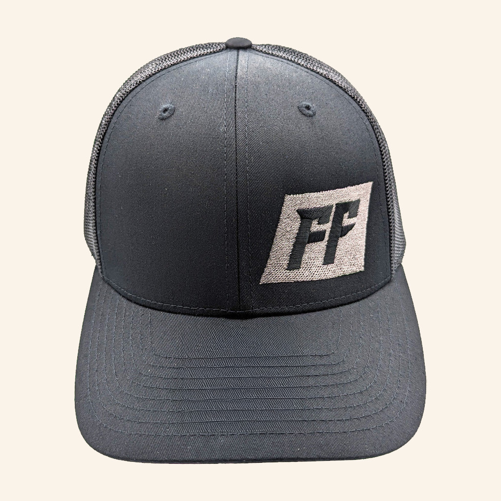 Cleetus McFarland Merch Freedom Factory Asphalt Embroidered Trucker Hat Gift Ideas For Husband
