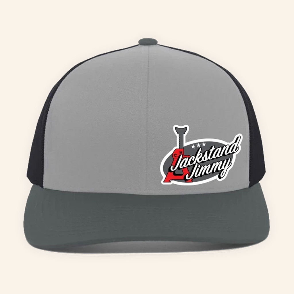 Cleetus McFarland Merch Gray Jackstand Embroidered Hat Birthday Gift Ideas For Husband