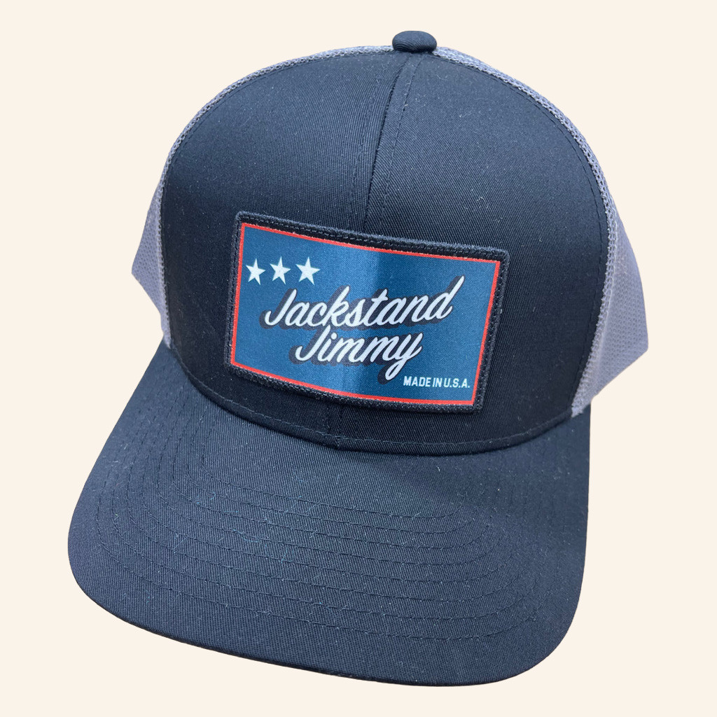 Cleetus McFarland Merch Jackstand Jimmy Embroidered Trucker Hat Present For Husband Cleetus McFarland Merch Jackstand Jimmy Embroidered Trucker Hat Present For Husband