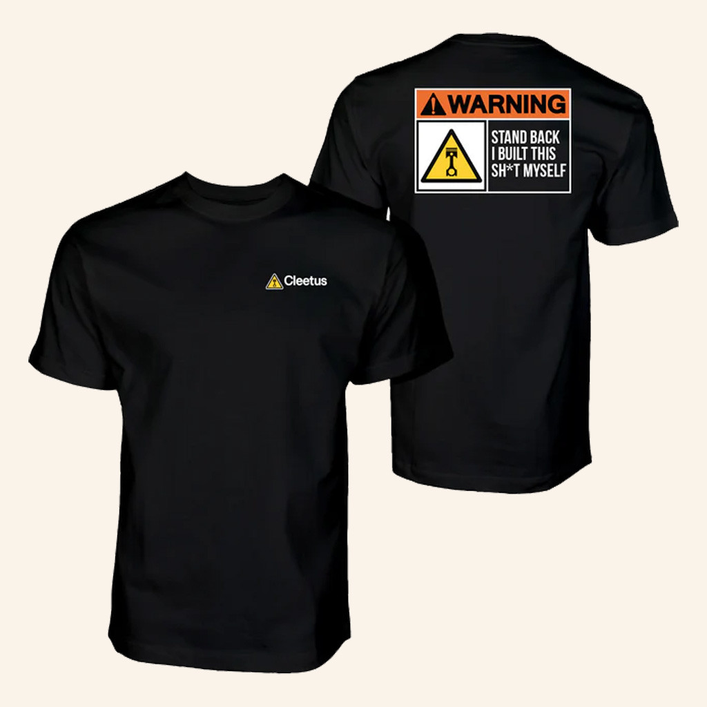 Cleetus McFarland Merch STAND BACK I Built This S Myself Shirt Husband Christmas Gift Ideas