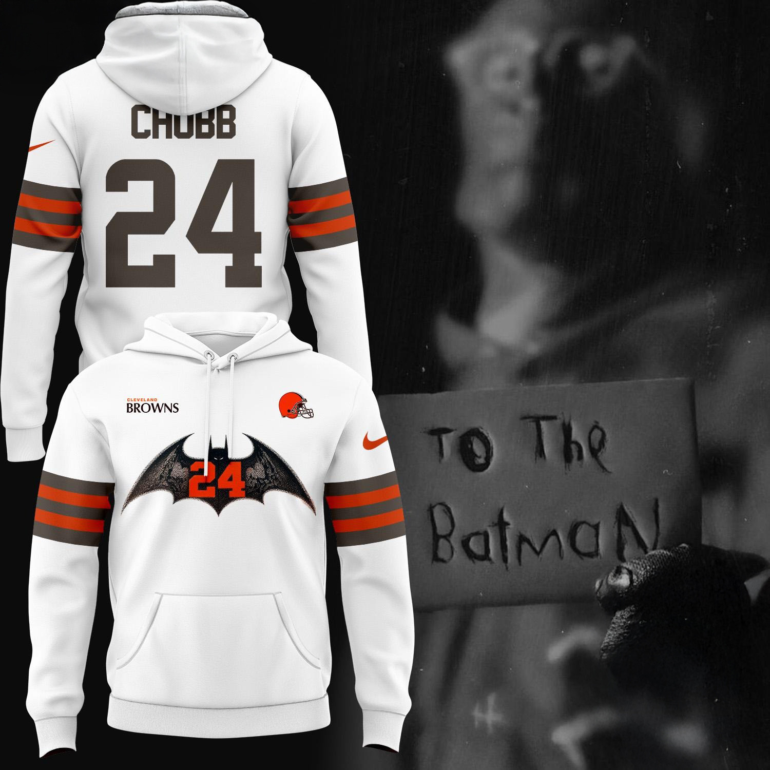 Cleveland Browns x Nick Chubb Hoodie Presents For Football Fans
