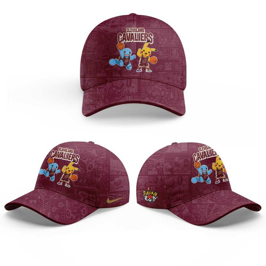 Cleveland Cavaliers x Pokemon 2025 Hat Gifts For Hockey Enthusiasts