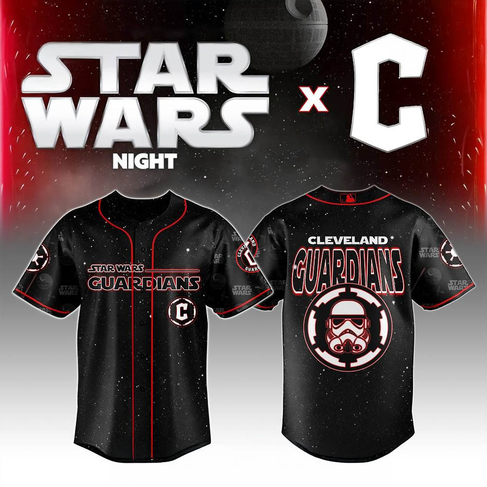 Cleveland Guardians 2025 x Star Wars Jersey Gifts For Baseball Fan Lovers