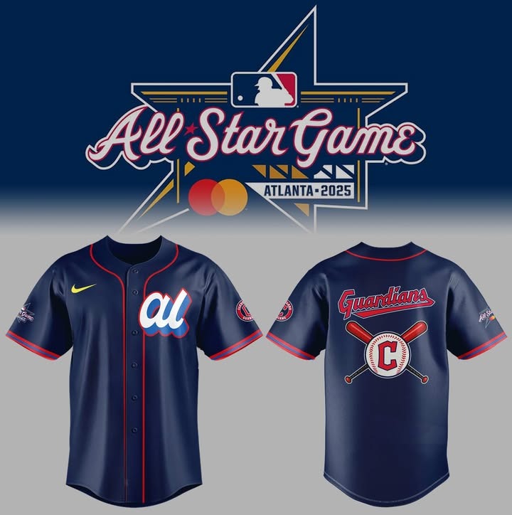 Cleveland Guardians All Star Game Atlanta 2025 Jersey Best Gifts For Baseball Lovers