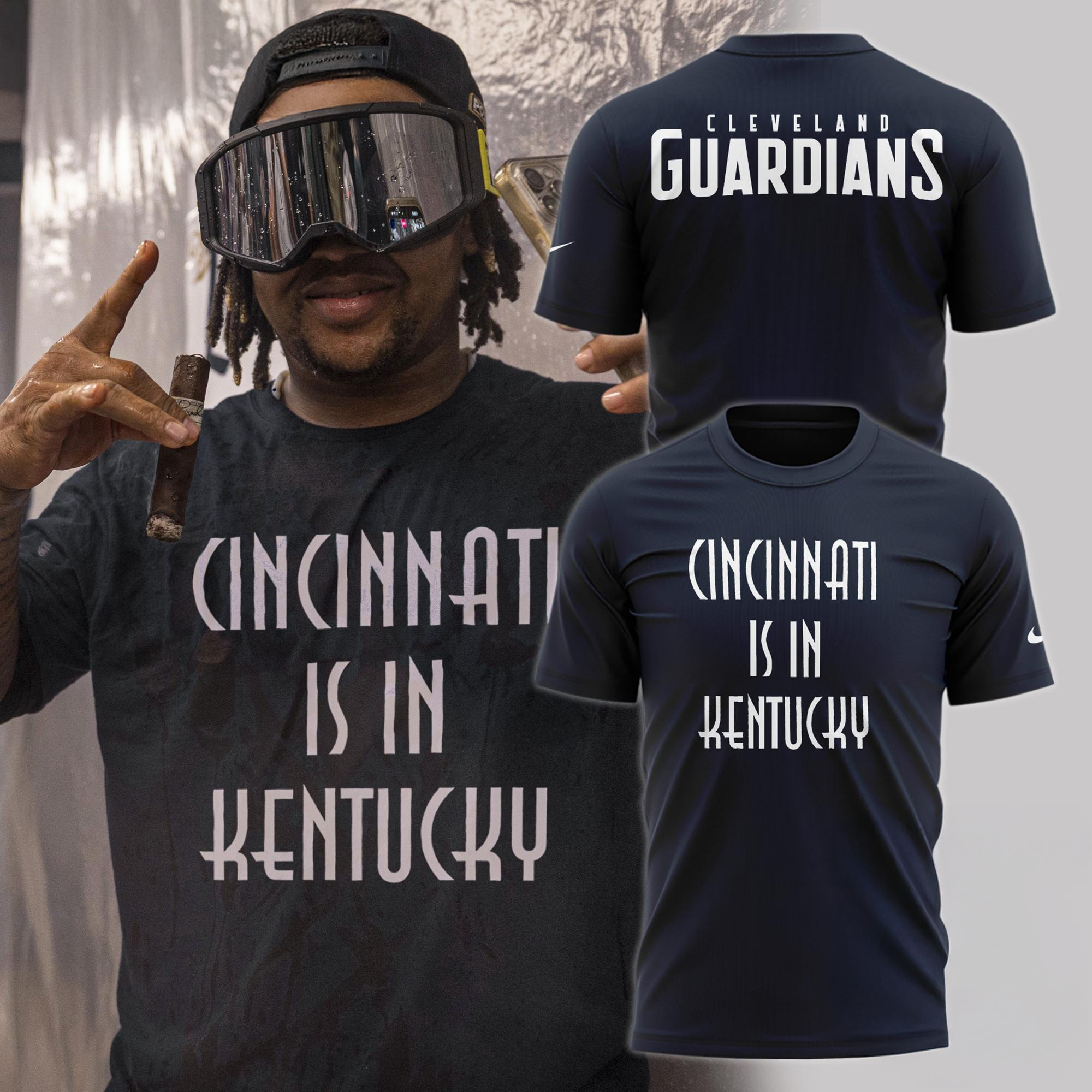 Cleveland Guardians Cincinnati Is In Kentucky Shirt Unique Gifts For Basketball Lovers
