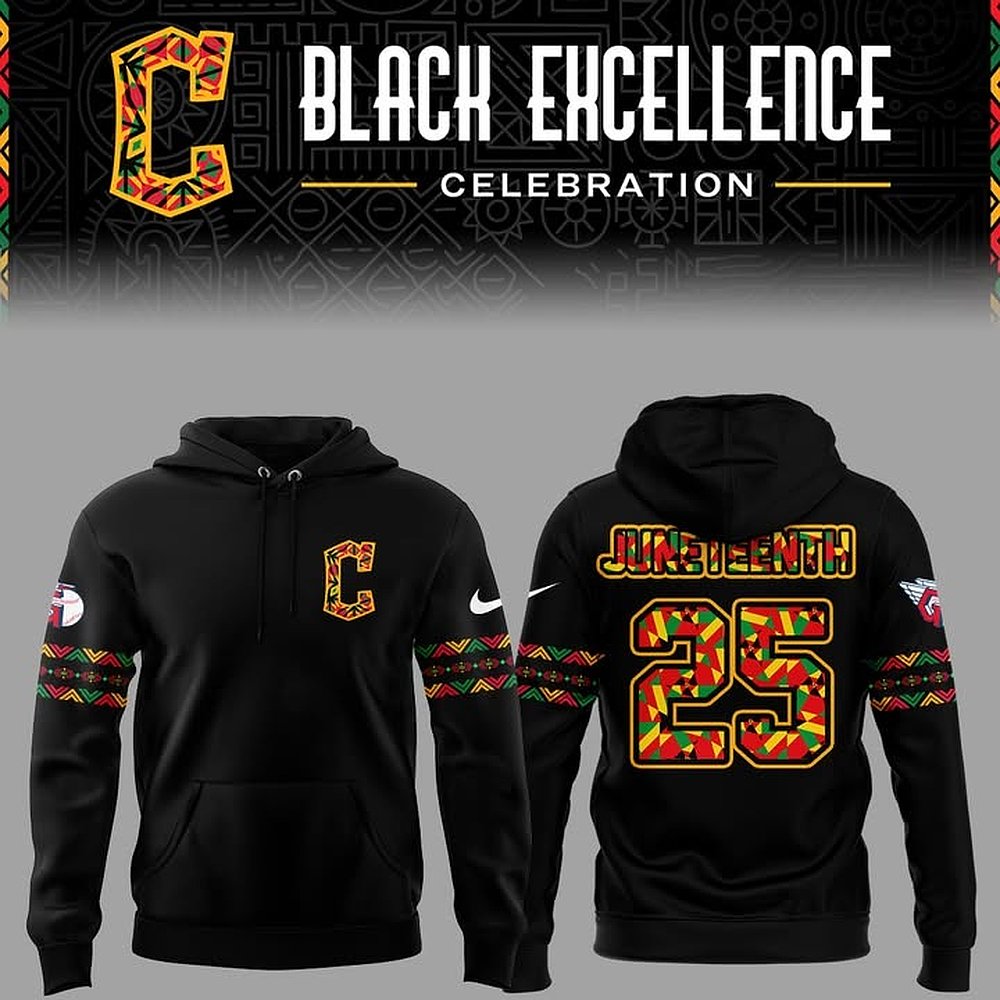 Cleveland Guardians Juneteenth Black Excellence Hoodie Best Gift For Baseball Fans