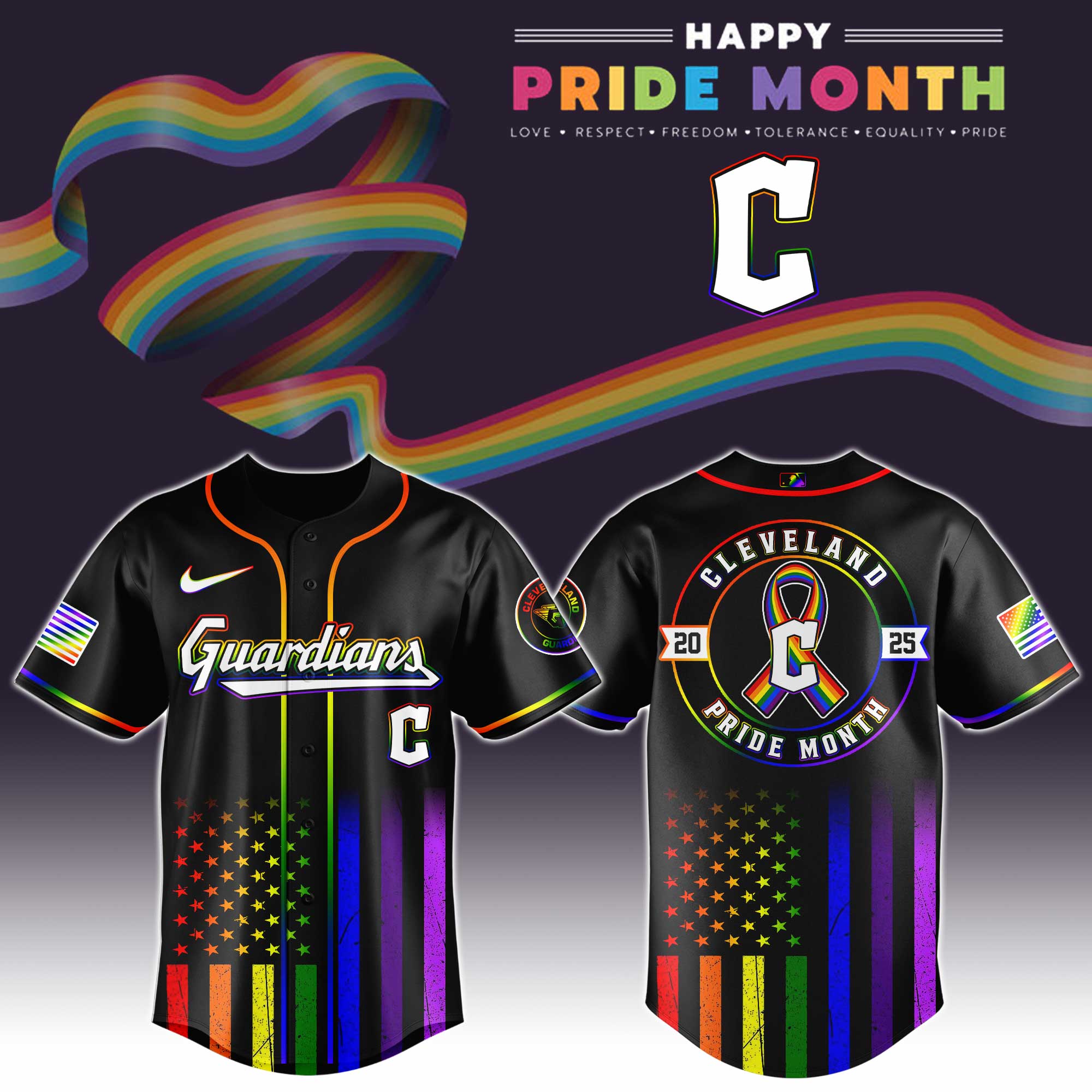 Cleveland Guardians Special Pride Month Jersey Gift For Baseball Lovers