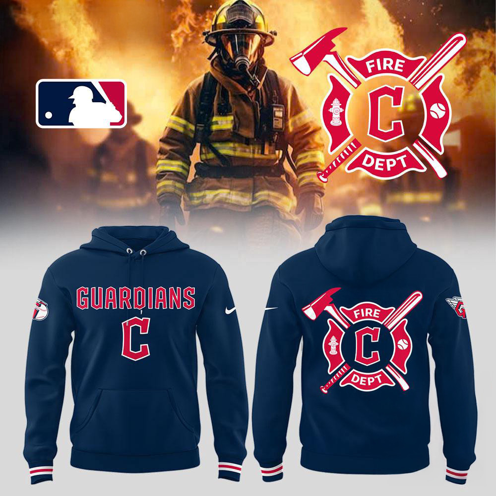 Cleveland Guardians x Firefighter Appreciation Night New Hoodie Basketball Fan Gift Ideas