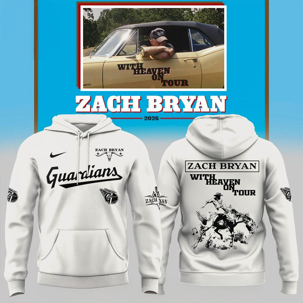 Cleveland Guardians x Jack Bryan With Heaven On Tour Hoodie Guardians Merch Gifts For Fans