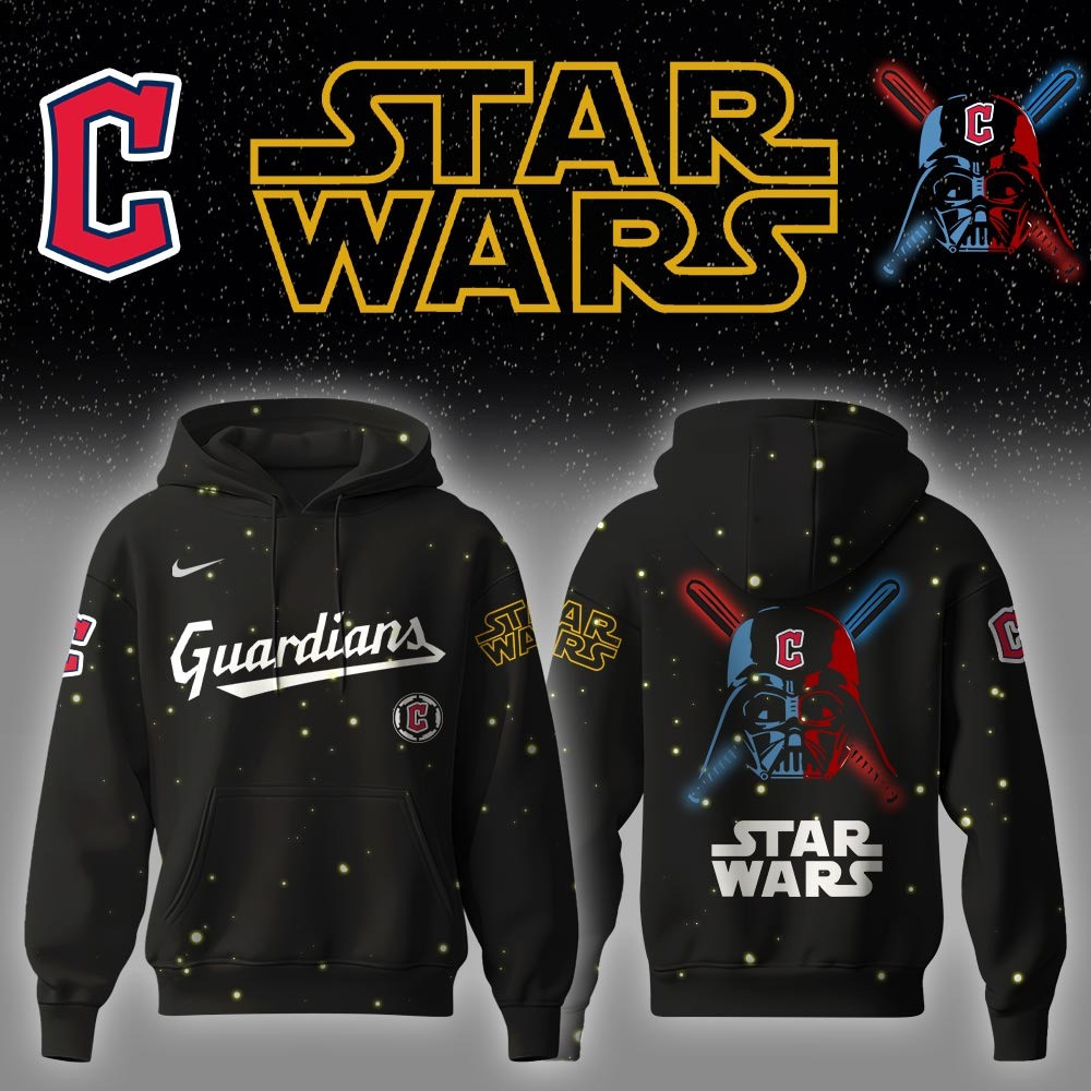 Cleveland Guardians X Star Wars Night Hoodie Baseball Fan Merch Best Gifts