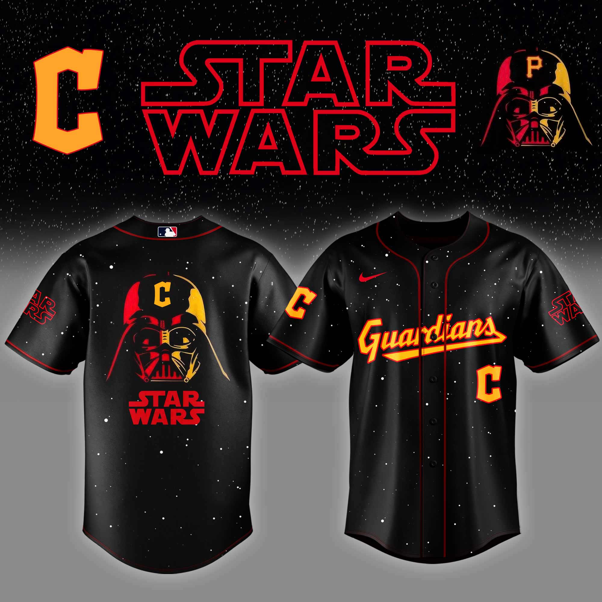 Cleveland Guardians x Stars Wars Night Baseball Jersey Baseball Father's Day Gifts