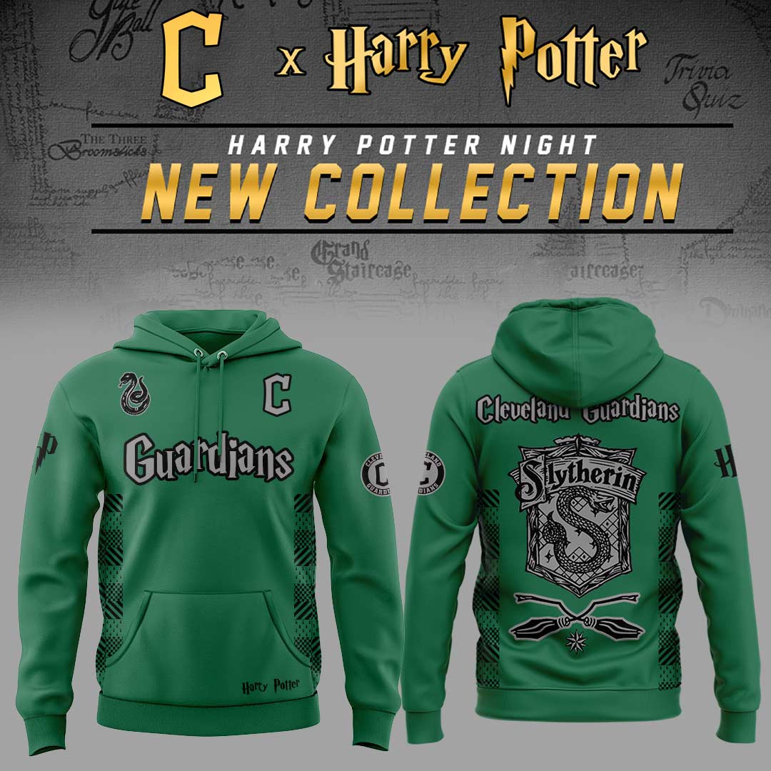 Cleveland Indians x Harry Potter Night Slytherin House Hoodie Gift For Baseball Lover