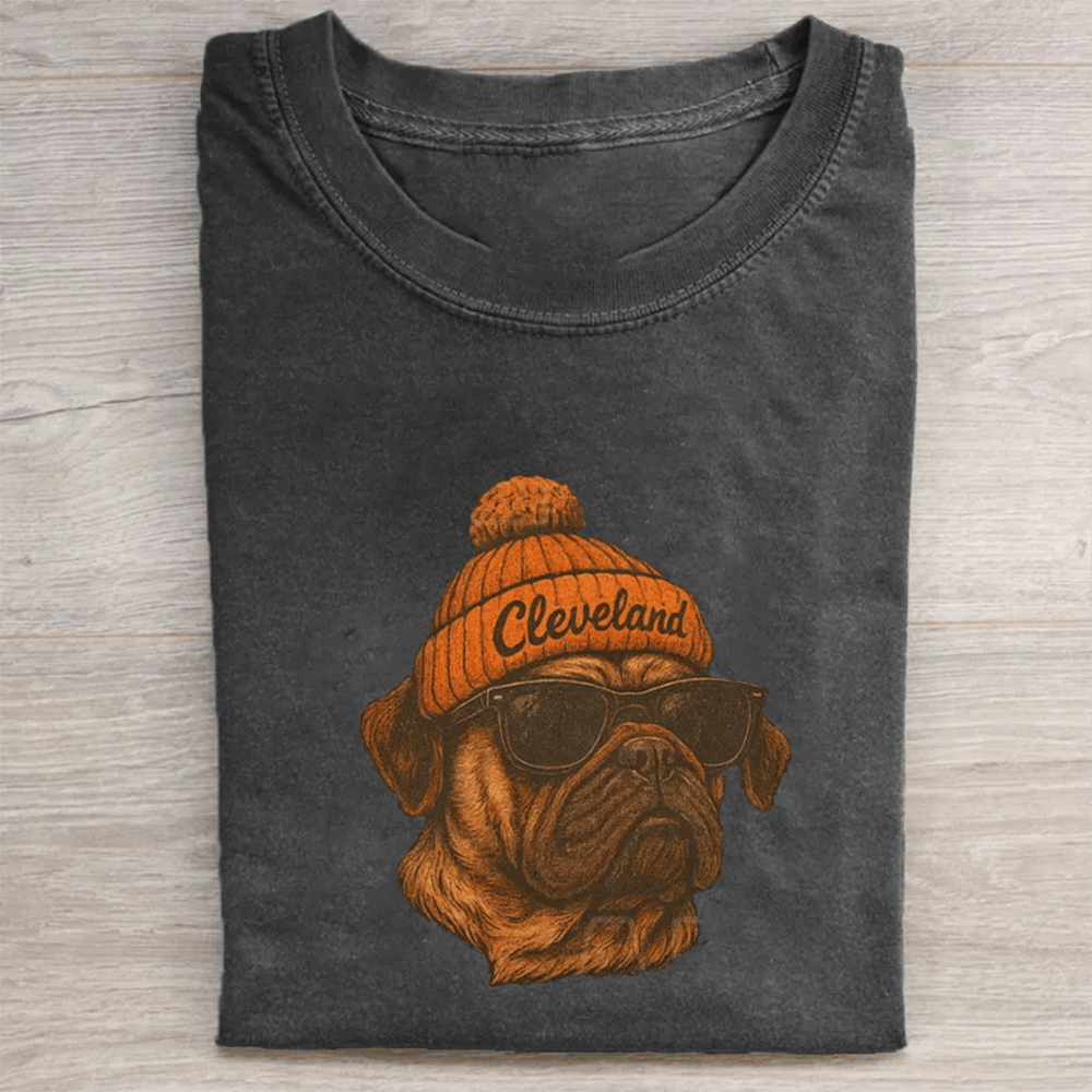 Cleveland Mascot Football T-Shirt Game Day Clothing Unique Gift For Football Lovers