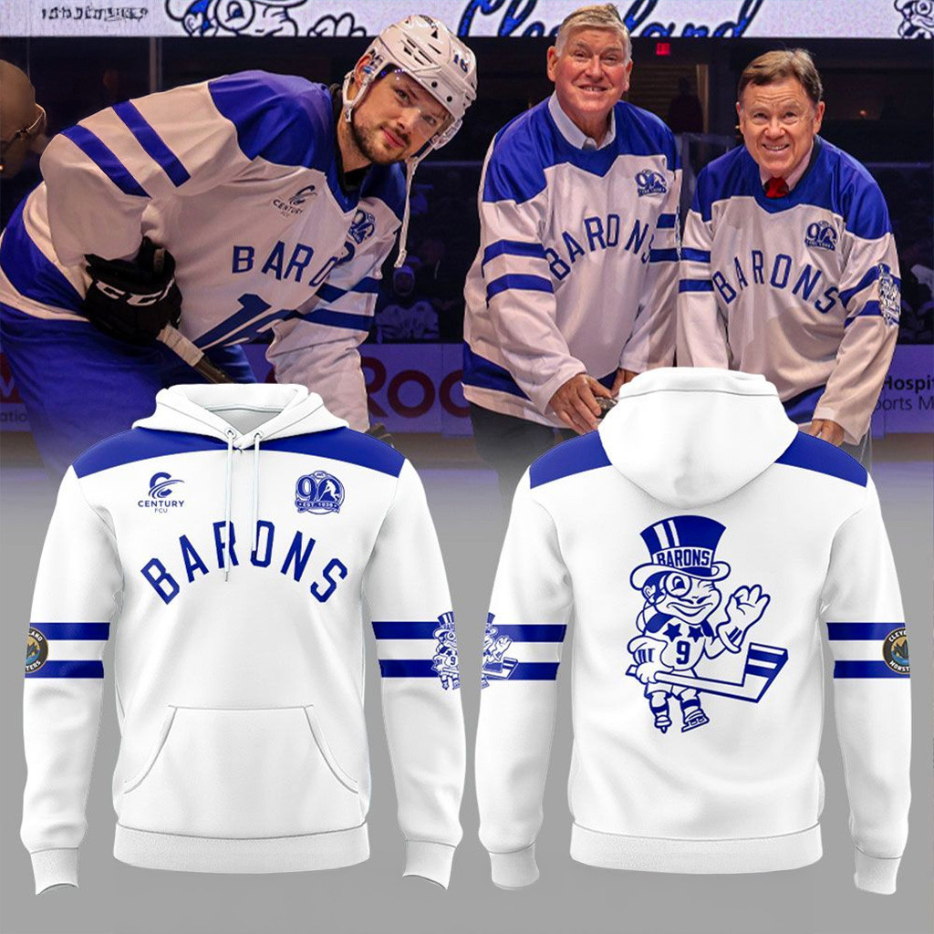 Cleveland Monsters Barons Night Hoodie Monsters Merch Presents For Hockey Fans