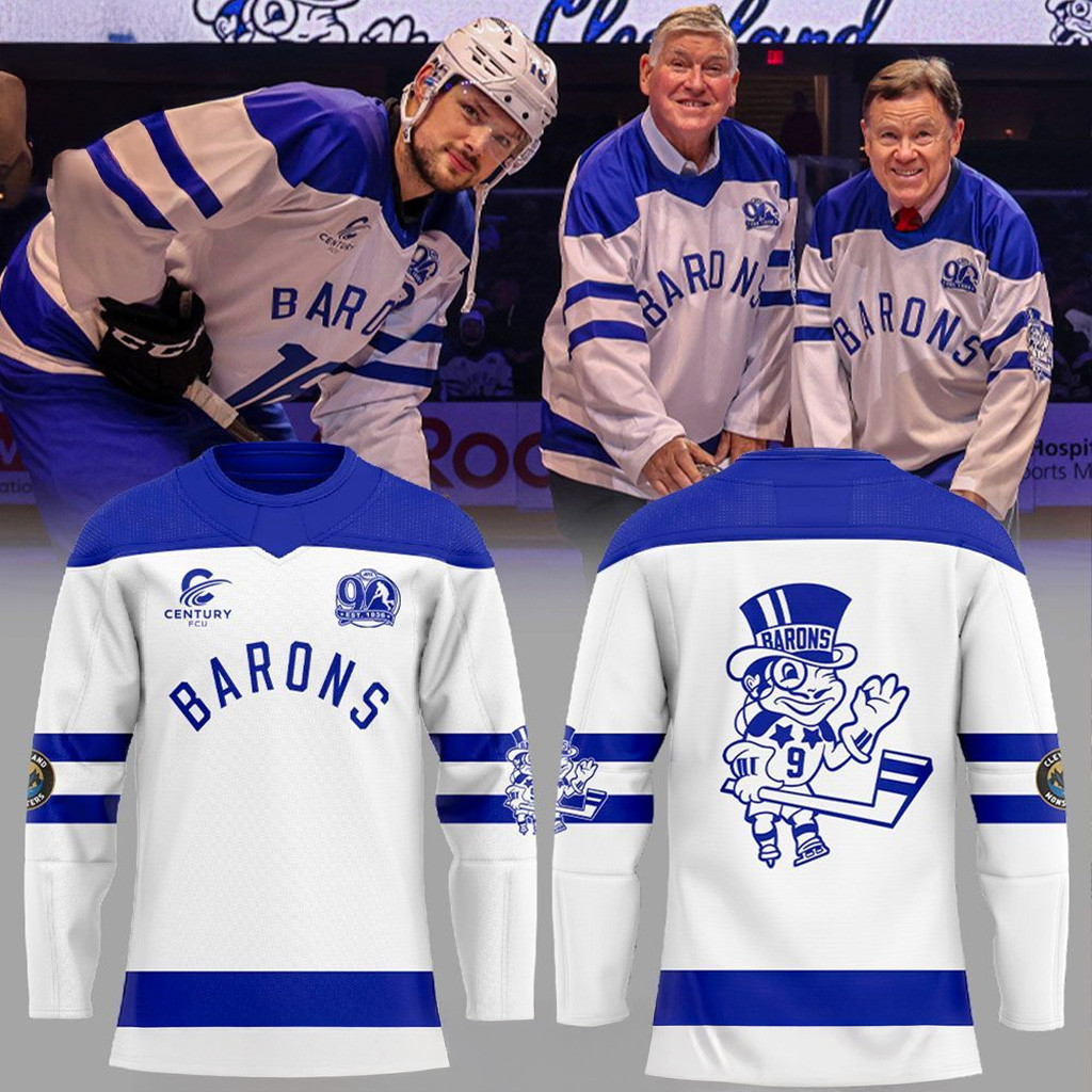 Cleveland Monsters Barons Night Jersey Monsters Merch Presents For Hockey Lovers