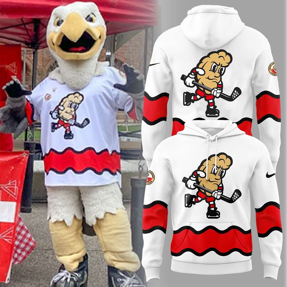 Cleveland Pierogies Hockey Uniform Hoodie Cleveland Monsters Fan Merch Gift Ideas