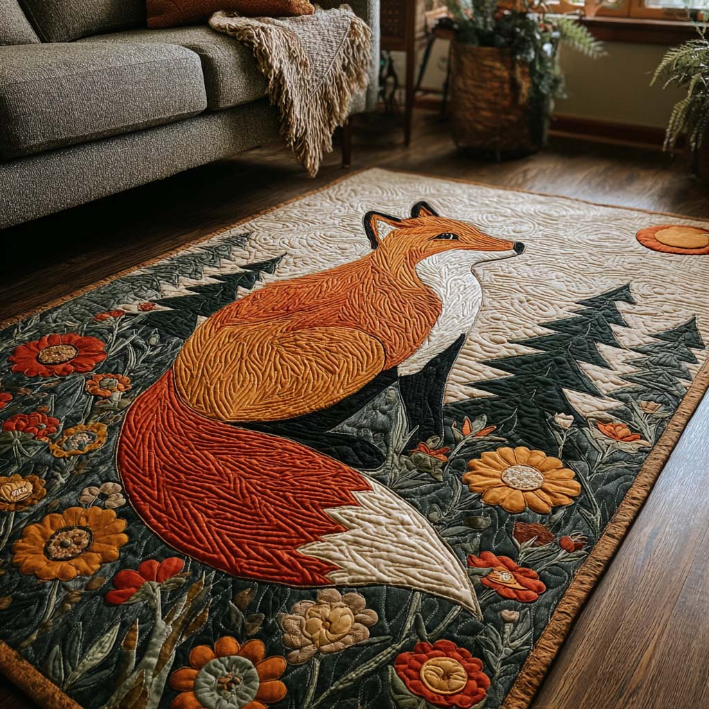 Clever Fox Area Rug Entry Way Ideas Forest Gift Shop