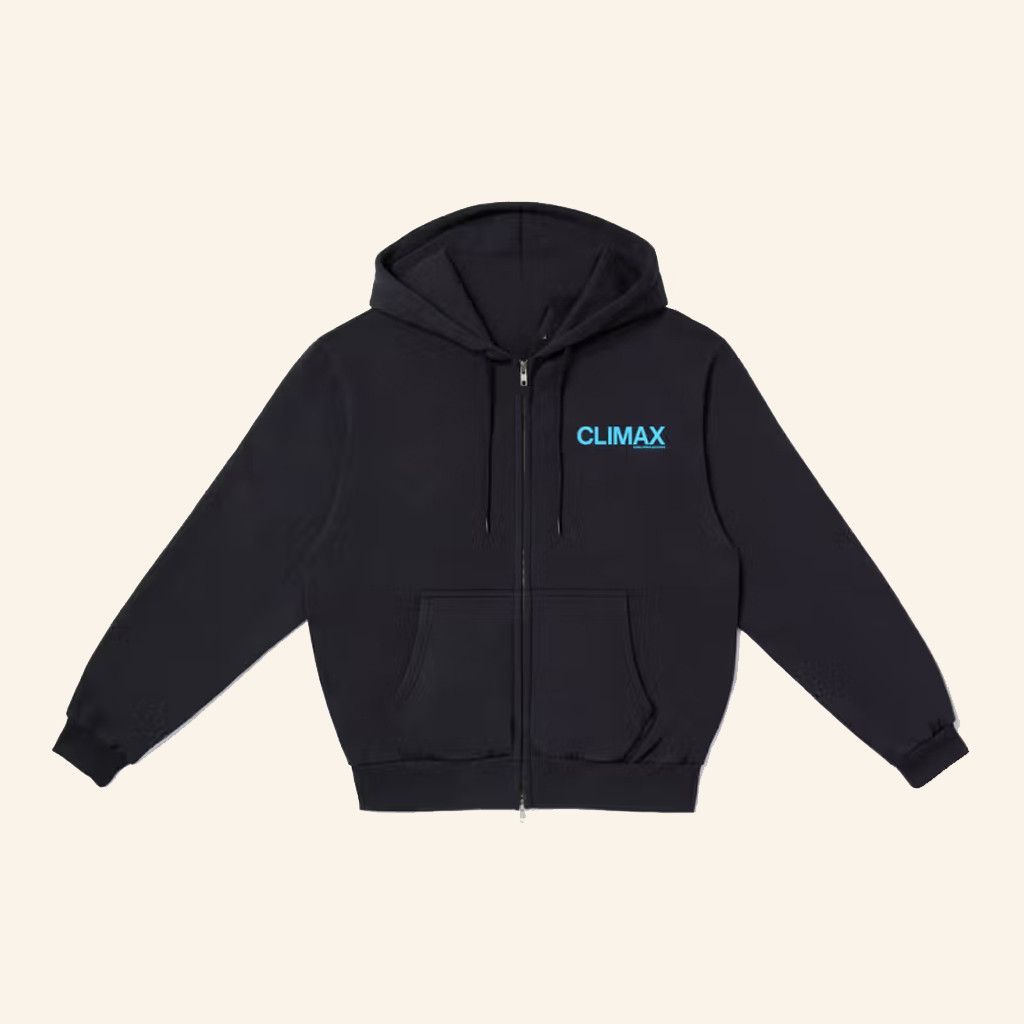 Climax Books Merch Climax Zip Hoodie Unique Birthday Gift For Sisters