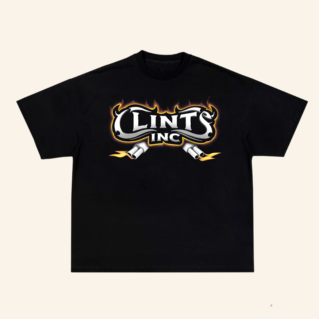 Clints Merch Clint Inc Exhaust Black T-Shirt Present For Brothers Clints Merch Clint Inc Exhaust Black T-Shirt Present For Brothers