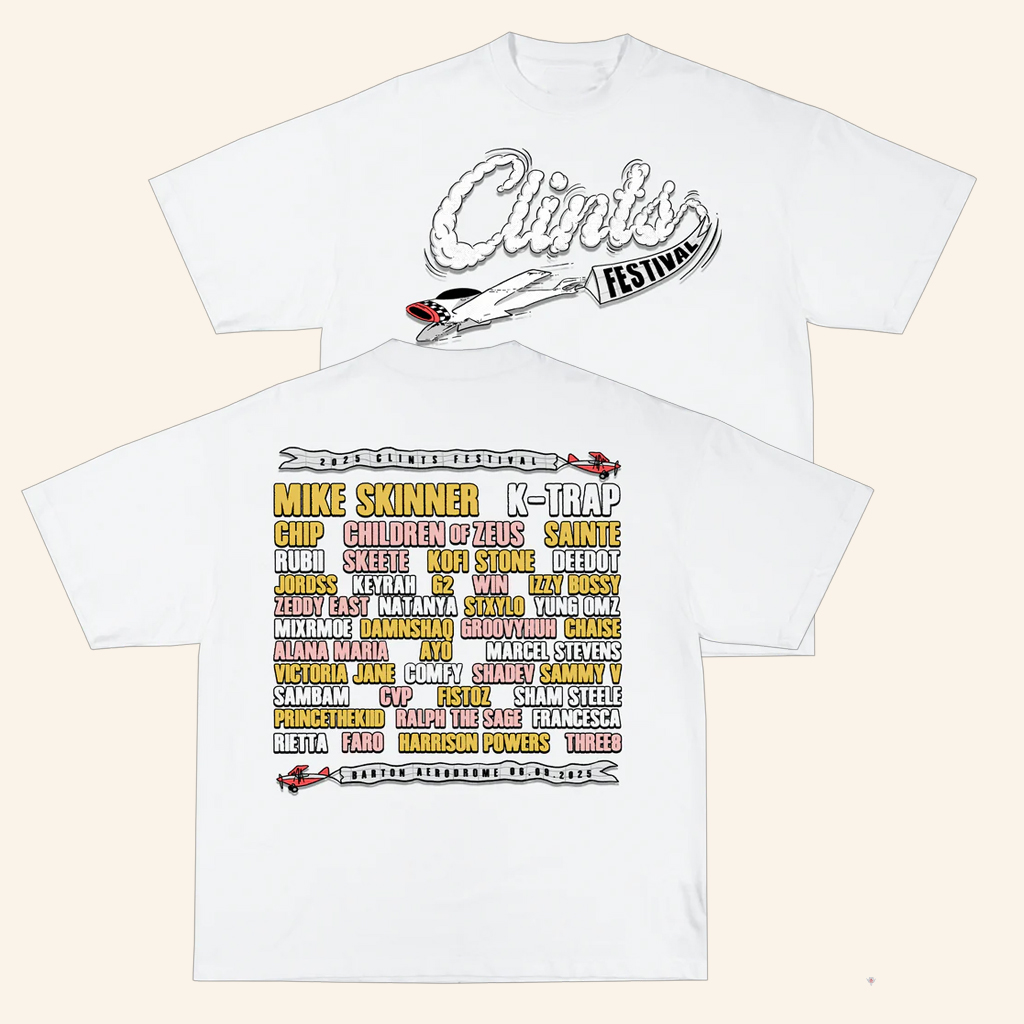Clints Merch Clints Festival Line Up T-Shirt Music Lover Gifts For Him Clints Merch Clints Festival Line Up T-Shirt Music Lover Gifts For Him