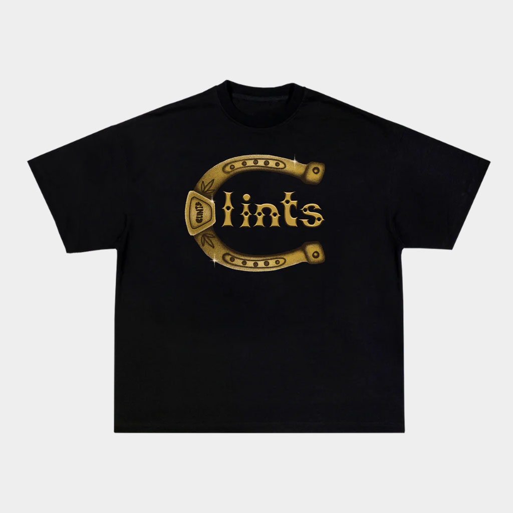 Clints Merch Horse Shoe T-Shirt Clints Shirt Birthday Gift For Dad